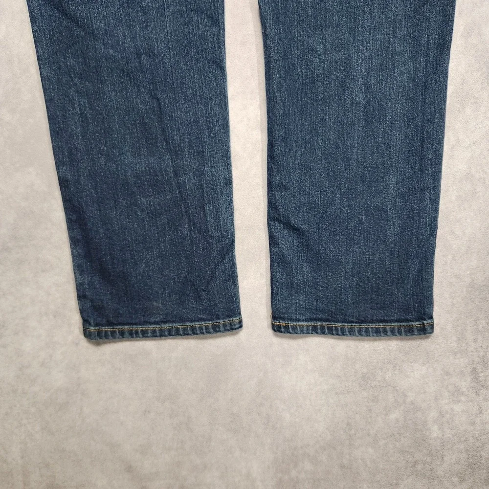 Levis 541 Athletic Taper Mens Dark Wash Blue Denim Jeans size 38x34